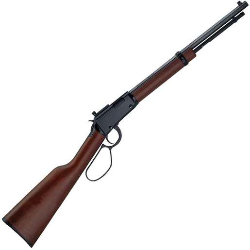 Henry Small Game Carbine 22 WMR (22 Mag) Blued Lever Action Rifle – 16.25in – Brown