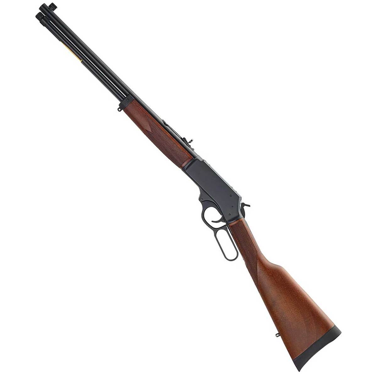 Henry Steel Lever Action Side Gate Blued Steel Lever Action Rifle - 360 Buckhammer - 20in - Brown Henry Steel Lever Action Side Gate Blued Steel Lever Action Rifle - 360 Buckhammer - 20in - Brown