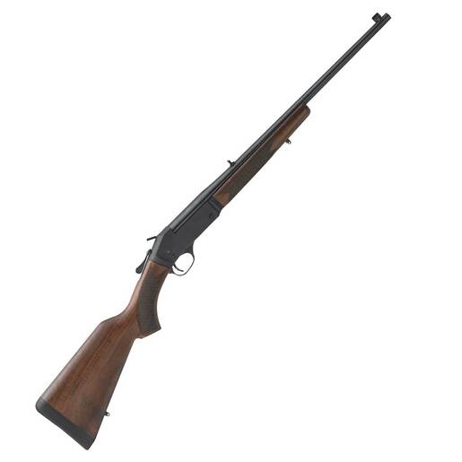 Henry Single Shot Blued/Walnut Break Action Rifle - 243 Winchester - 22in - Brown image