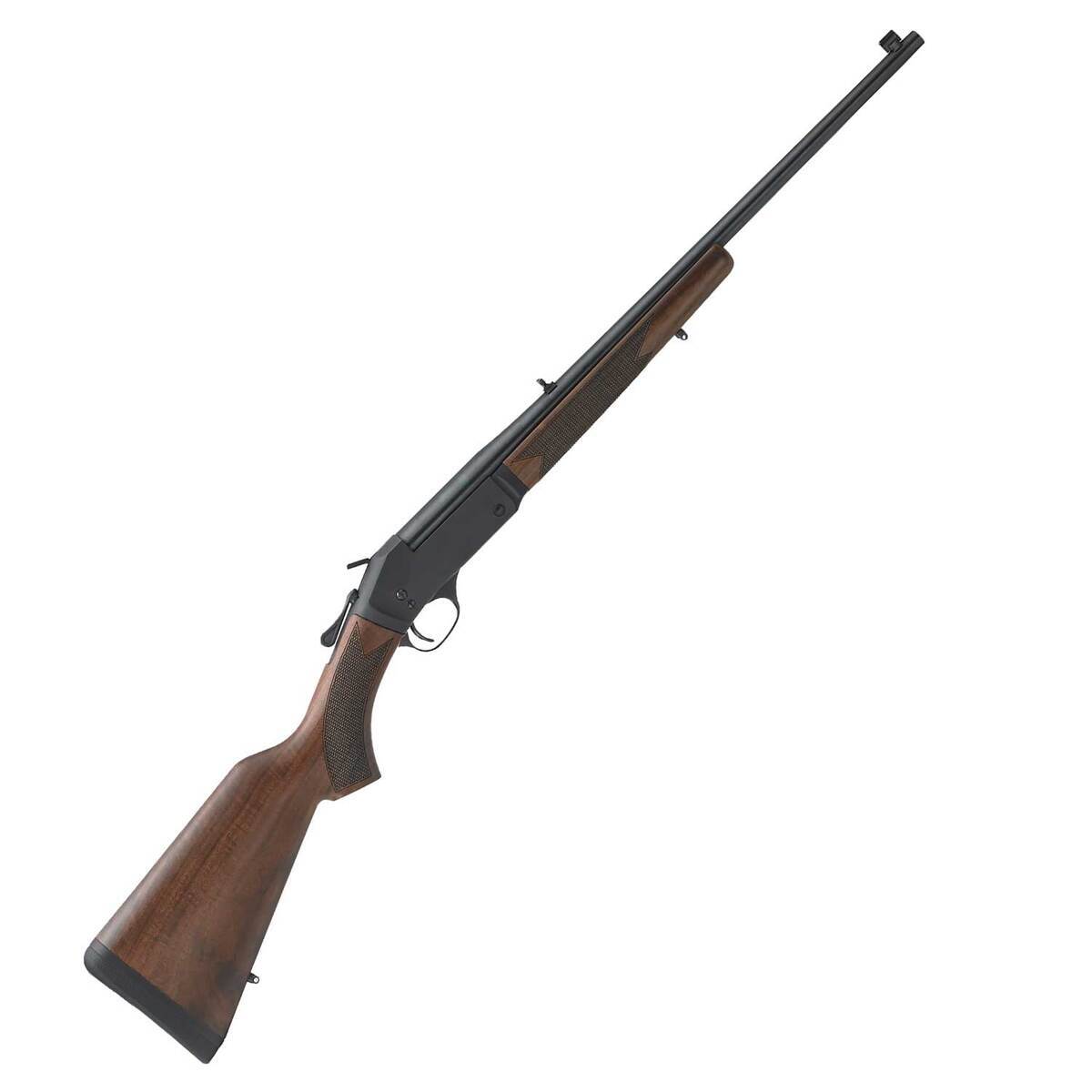 Henry Single Shot Blued/Walnut Break Action Rifle - 45-70 Government - 22in - Brown Henry Single Shot Blued/Walnut Break Action Rifle - 45-70 Government - 22in - Brown