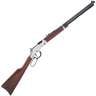 Henry Golden Boy Silver Nickel Plated Lever Action Rifle - 17 HMR - 20in - Brown