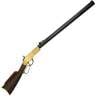 Henry New Original Henry 45 (Long) Colt Polished Brass Lever Action Rifle - 24.5in - Brown