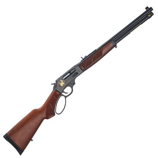 Henry Wildlife Edition 45-70 Government Blued/Walnut Lever Action Rifle – 18in – Fancy American Walnut