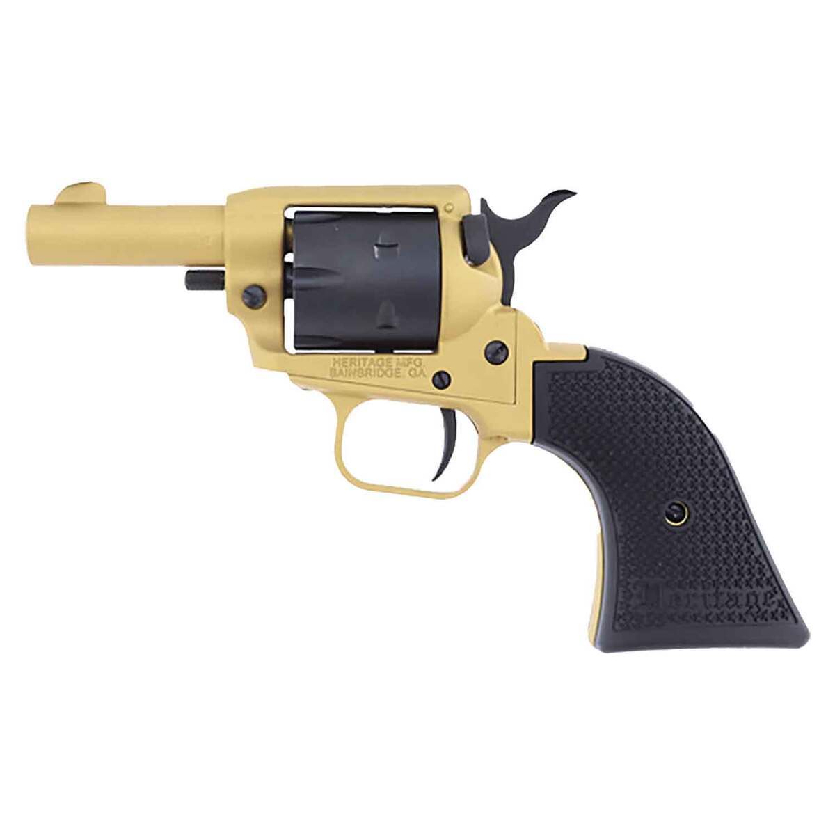 Heritage Barkeep 22 Long Rifle 2in Gold Cerakote Revolver - 6 Rounds ...