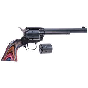 Heritage Rough Rider 2 Cylinder Camo Laminate Grips 22 Long Rifle 6.5in Black Revolver - 6 Rounds