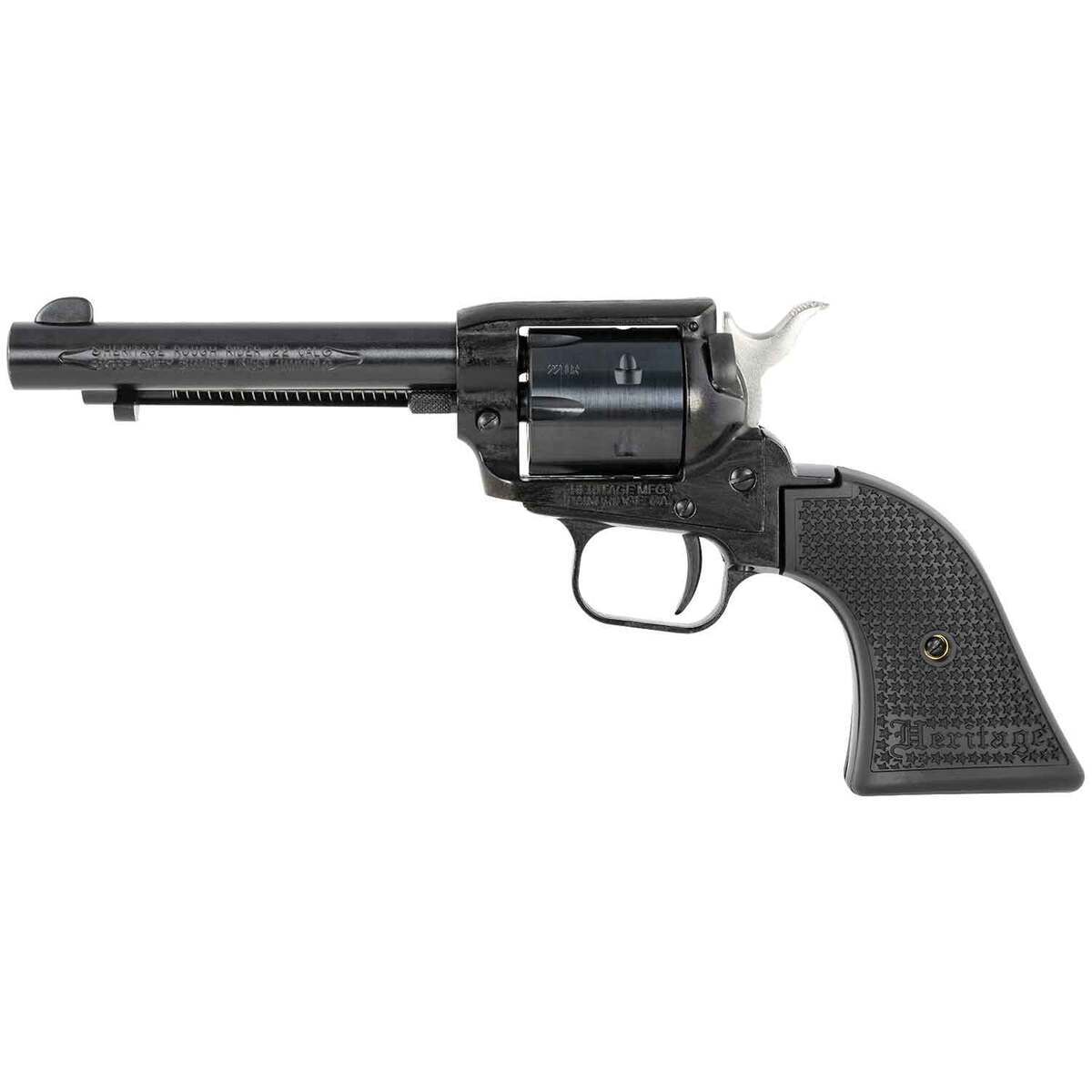 Heritage Rough Rider 22 Long Rifle 4.75in Black Revolver - 6 Rounds Heritage Rough Rider 22 Long Rifle 4.75in Black Revolver - 6 Rounds