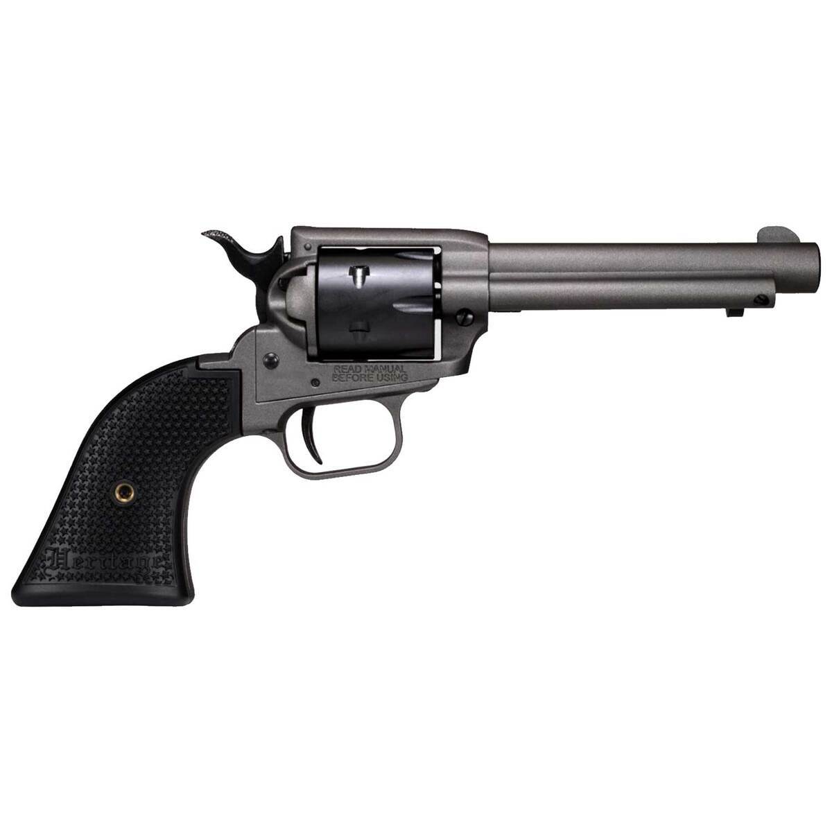 Heritage Rough Rider 22 Long Rifle 4.75in Black Satin Revolver - 6 Rounds Heritage Rough Rider 22 Long Rifle 4.75in Black Satin Revolver - 6 Rounds