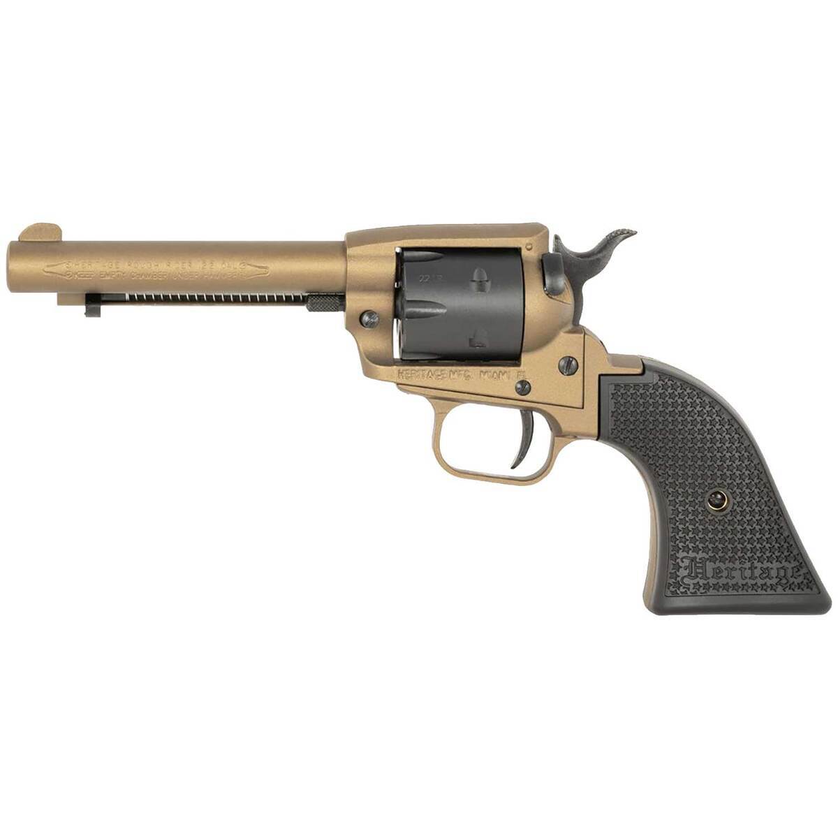 Heritage Rough Rider 22 Long Rifle 4.75in Black Satin Revolver - 6 Rounds Heritage Rough Rider 22 Long Rifle 4.75in Black Satin Revolver - 6 Rounds