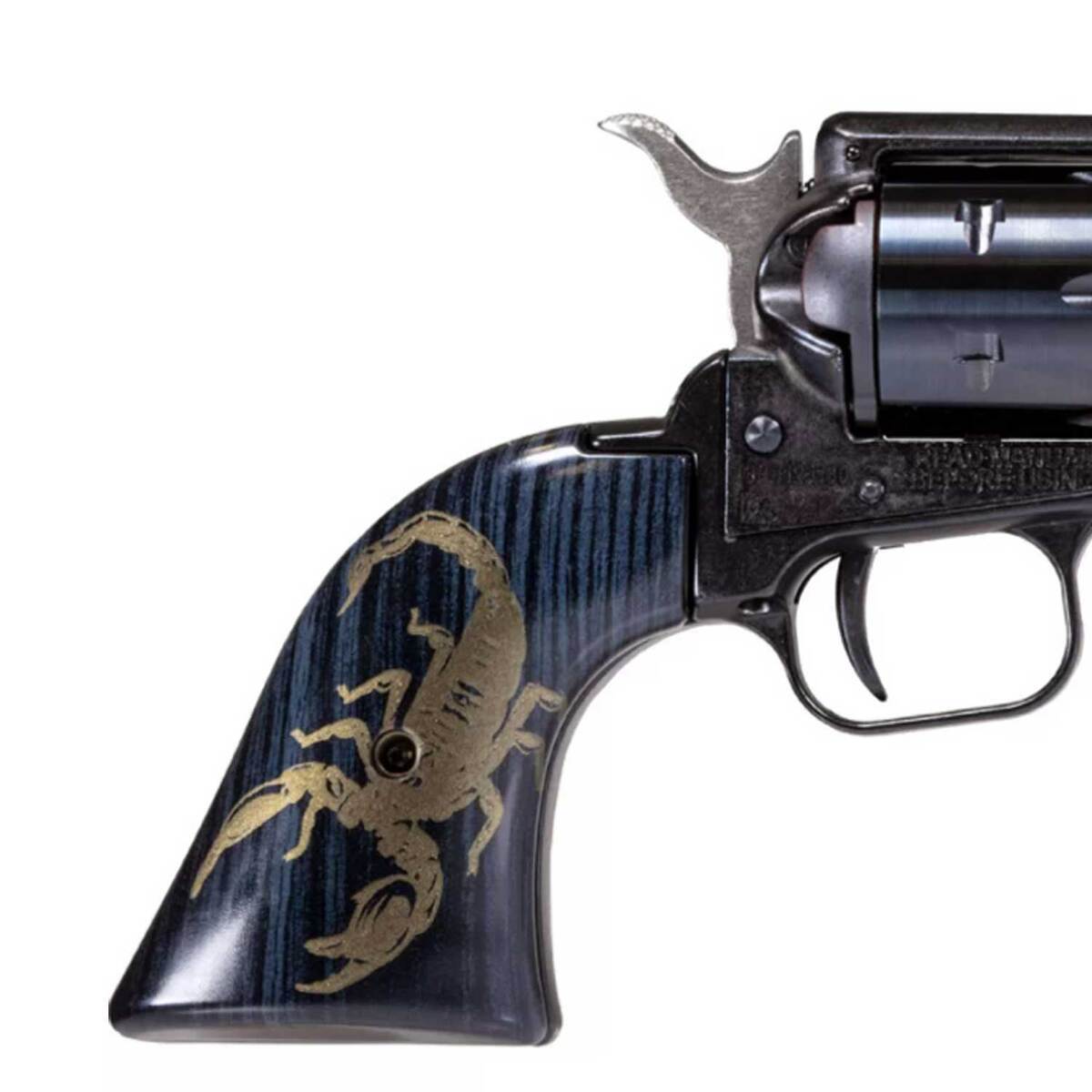 Heritage Rough Rider 22 Long Rifle 6.5in Black/Golden Scorpion Revolver - 6 Rounds Heritage Rough Rider 22 Long Rifle 6.5in Black/Golden Scorpion Revolver - 6 Rounds