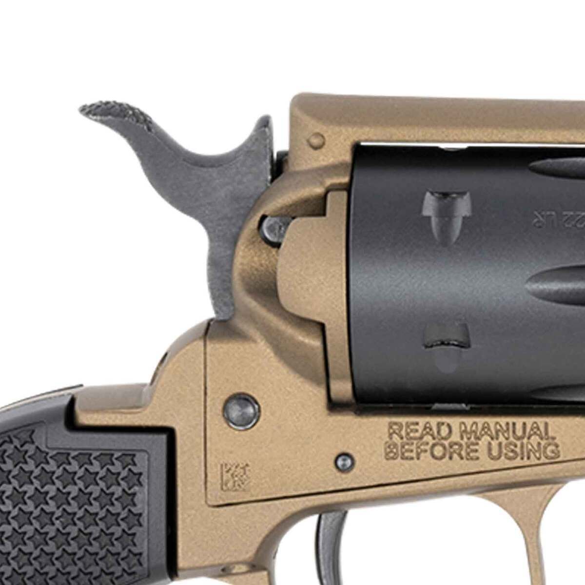 The Rough Rifle Heritage Rough Rider 22 Long Rifle 6.5in Bronze Cerakote Revolver - 6 ...