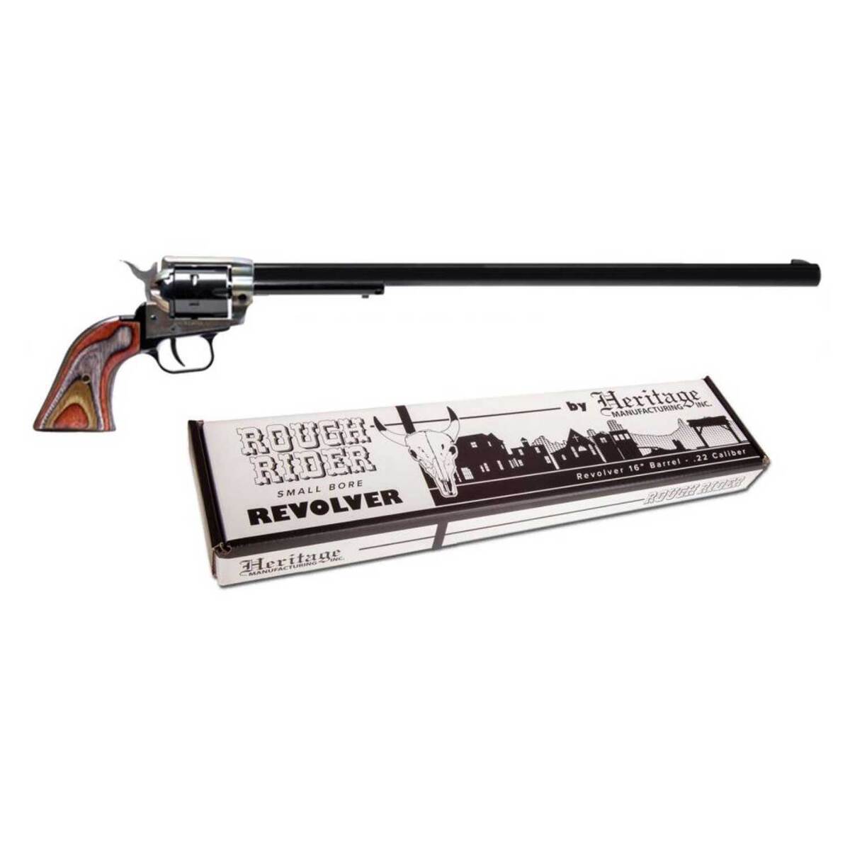 Heritage Rough Rider 22 Long Rifle 16in Case Hardened Revolver - 6 ...