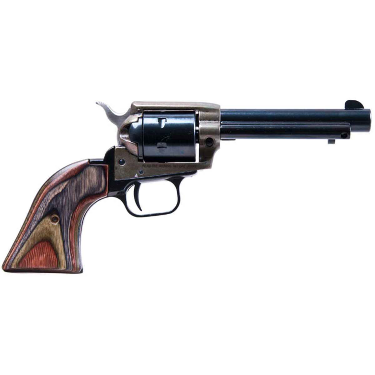 Heritage Rough Rider Camo Laminate 22 Long Rifle 4.75in Black Revolver - 6 Rounds Heritage Rough Rider Camo Laminate 22 Long Rifle 4.75in Black Revolver - 6 Rounds