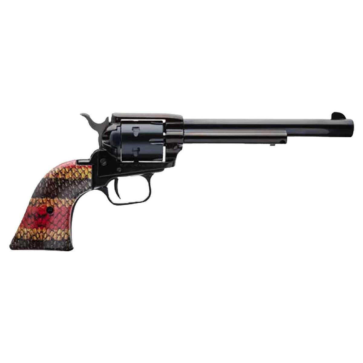 Heritage Rough Rider Coral Snake 22 Long Rifle 6in Blued Revolver - 6 Rounds Heritage Rough Rider Coral Snake 22 Long Rifle 6in Blued Revolver - 6 Rounds