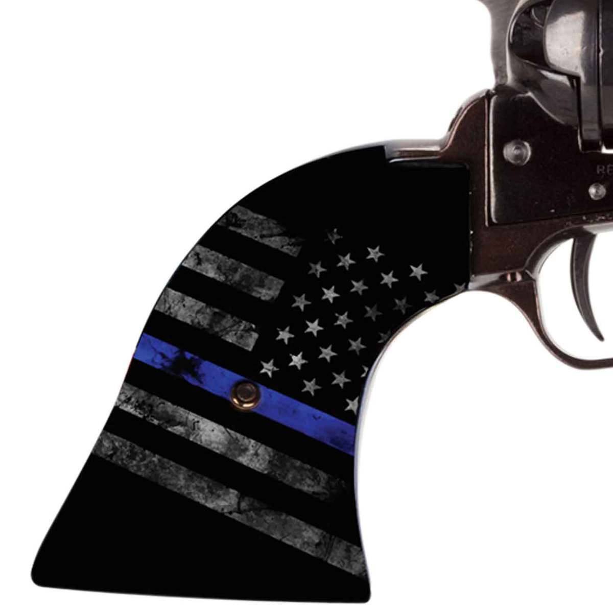 Heritage Rough Rider Flag Cocobolo Grip 22 Long Rifle 6.5in Blued Revolver - 6 Rounds Heritage Rough Rider Flag Cocobolo Grip 22 Long Rifle 6.5in Blued Revolver - 6 Rounds