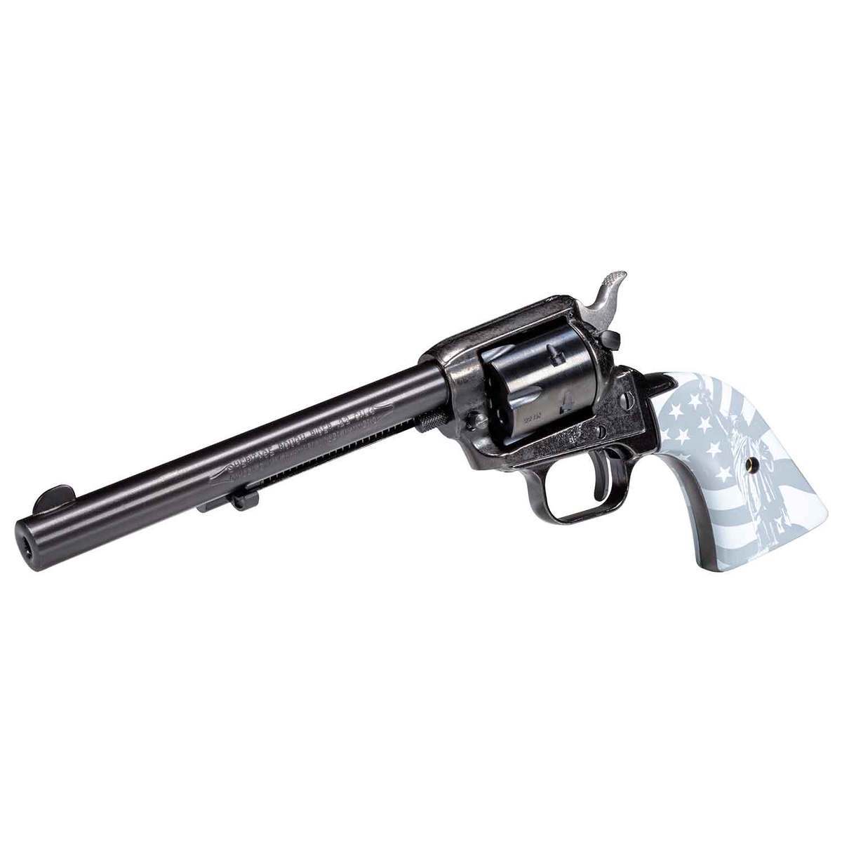 Heritage Rough Rider Liberty 22 Long Rifle 6.5in Synthetic Flag Grip Revolver - 6 Rounds Heritage Rough Rider Liberty 22 Long Rifle 6.5in Synthetic Flag Grip Revolver - 6 Rounds