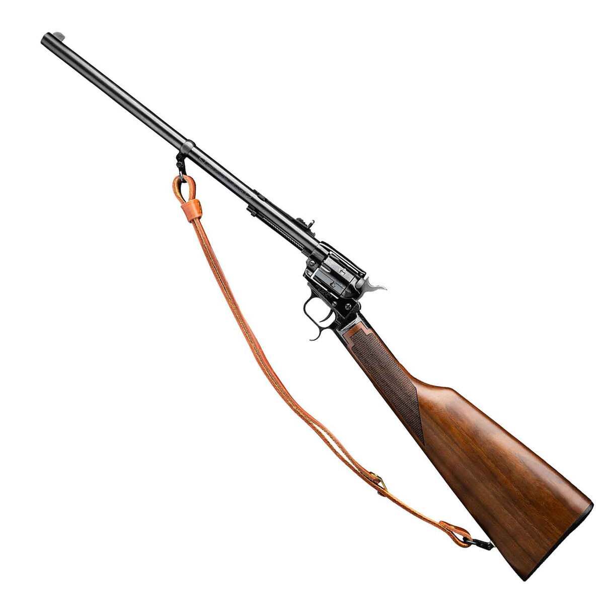 The Rough Rifle Heritage Rough Rider Rancher 22 Long Rifle Black Revolver Rifle - 16 ...