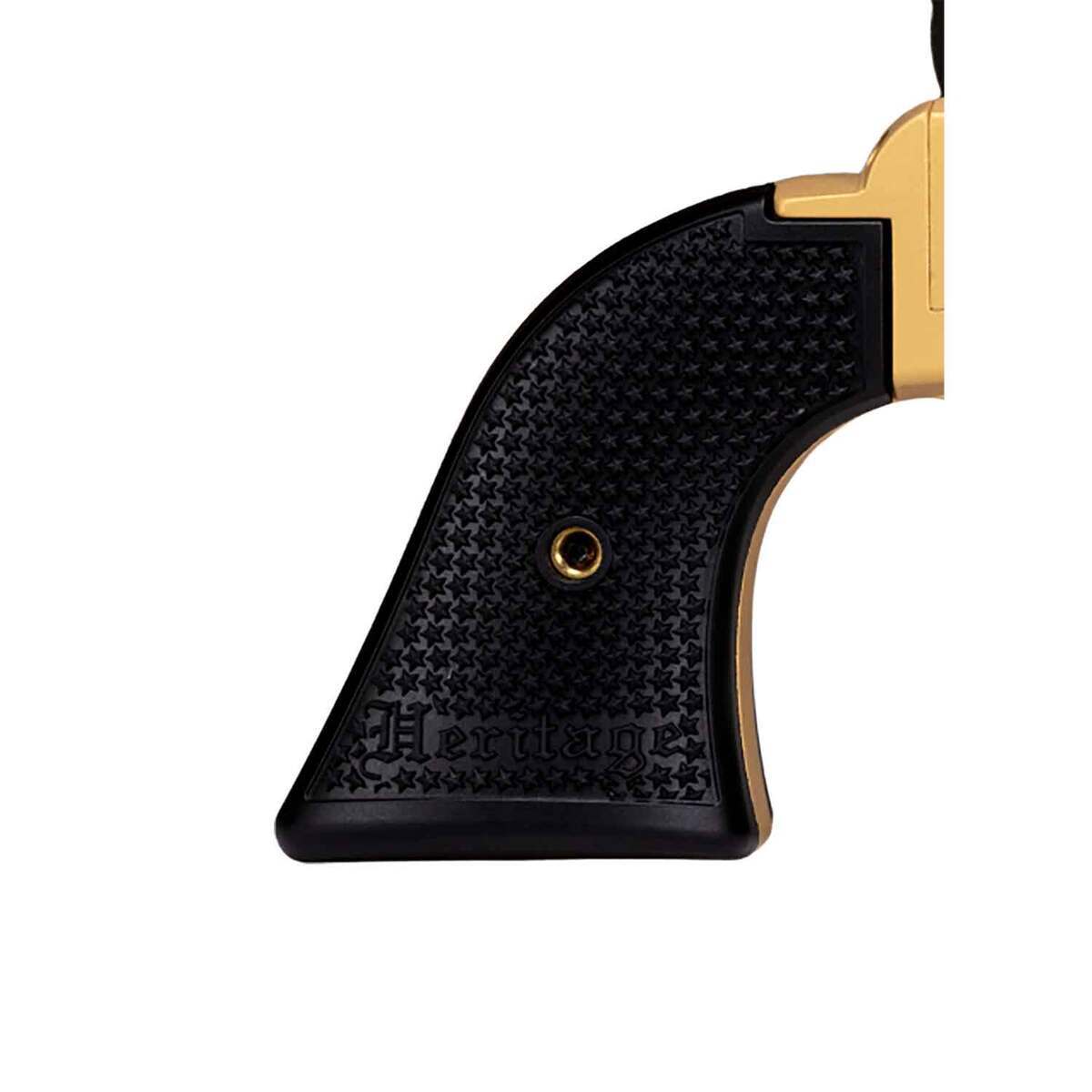 Heritage Rough Rider Small Bore 22 Long Rifle 4.75in Gold Cerakote Revolver - 6 Rounds Heritage Rough Rider Small Bore 22 Long Rifle 4.75in Gold Cerakote Revolver - 6 Rounds