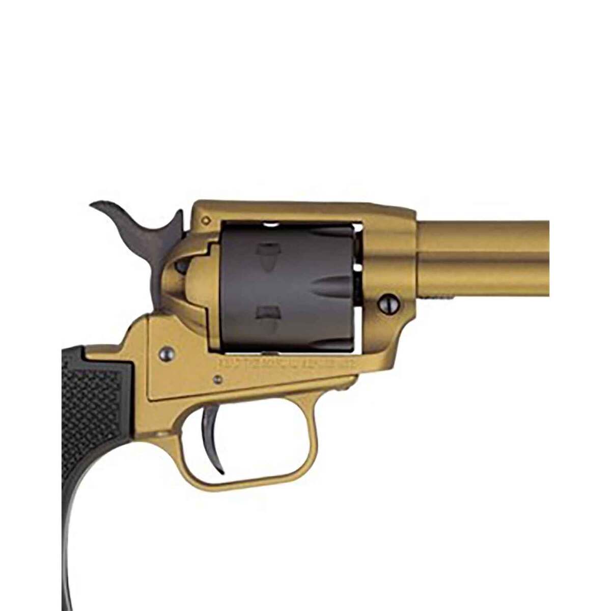 Heritage Rough Rider Small Bore 22 Long Rifle 6.5in Gold Cerakote Revolver - 6 Rounds Heritage Rough Rider Small Bore 22 Long Rifle 6.5in Gold Cerakote Revolver - 6 Rounds