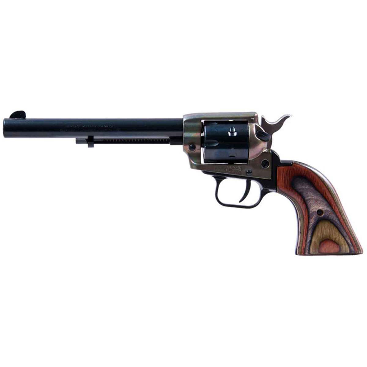 Heritage Rough Rider Small Bore C-Hardened 22 Long Rifle 6.5in Black Revolver - 6 Rounds Heritage Rough Rider Small Bore C-Hardened 22 Long Rifle 6.5in Black Revolver - 6 Rounds