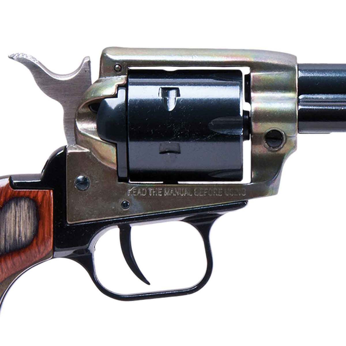 Heritage Rough Rider Small Bore C-Hardened 22 Long Rifle 6.5in Black Revolver - 6 Rounds Heritage Rough Rider Small Bore C-Hardened 22 Long Rifle 6.5in Black Revolver - 6 Rounds