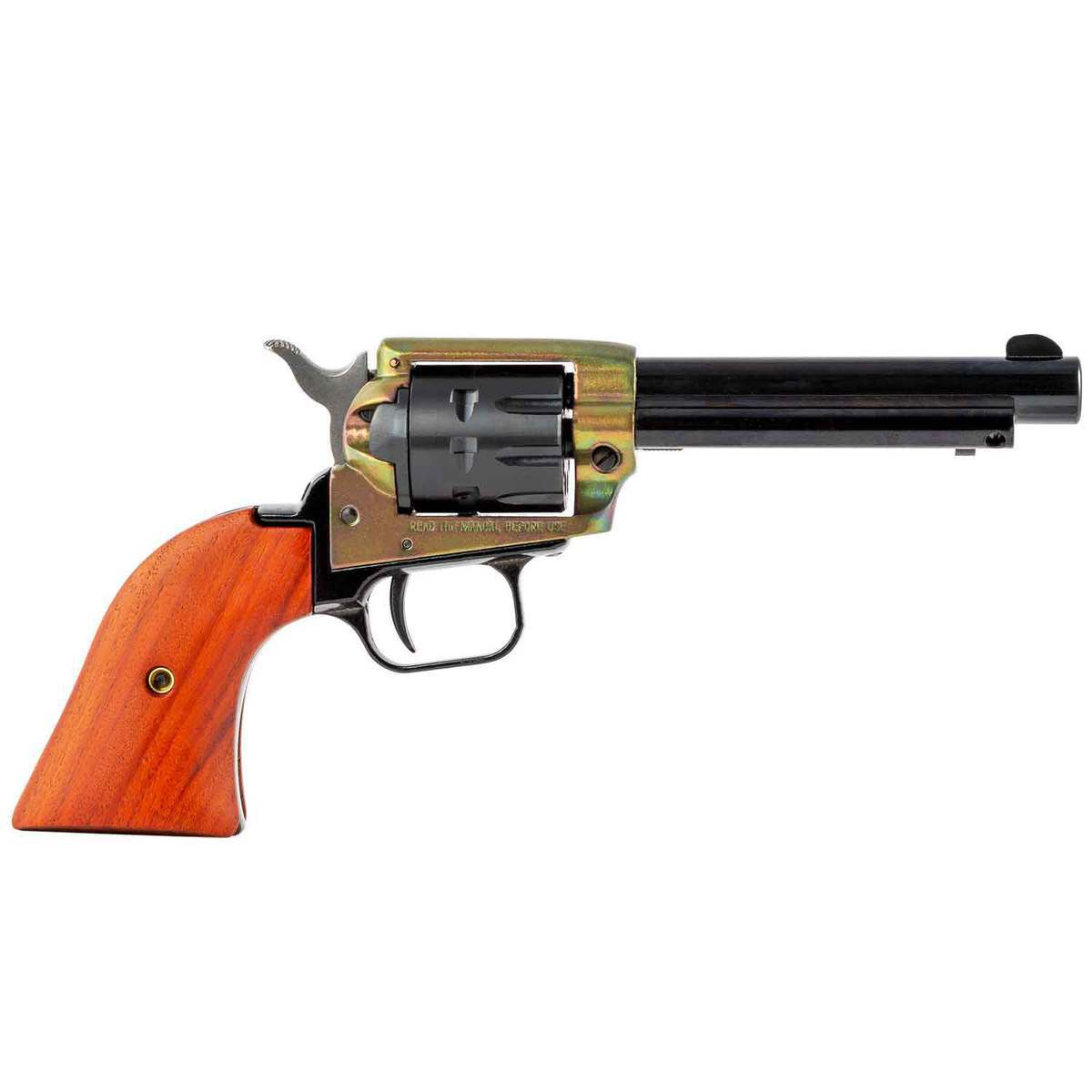 Heritage Rough Rider Small Bore Cocobolo Grip 22 Long Rifle 4.75in Blued Revolver - 9 Rounds Heritage Rough Rider Small Bore Cocobolo Grip 22 Long Rifle 4.75in Blued Revolver - 9 Rounds