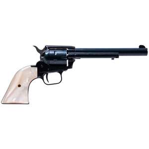 Heritage Rough Rider Small Bore Mother of Pearl Grip 22 Long Rifle 6.5in Blued Revolver - 6 Rounds