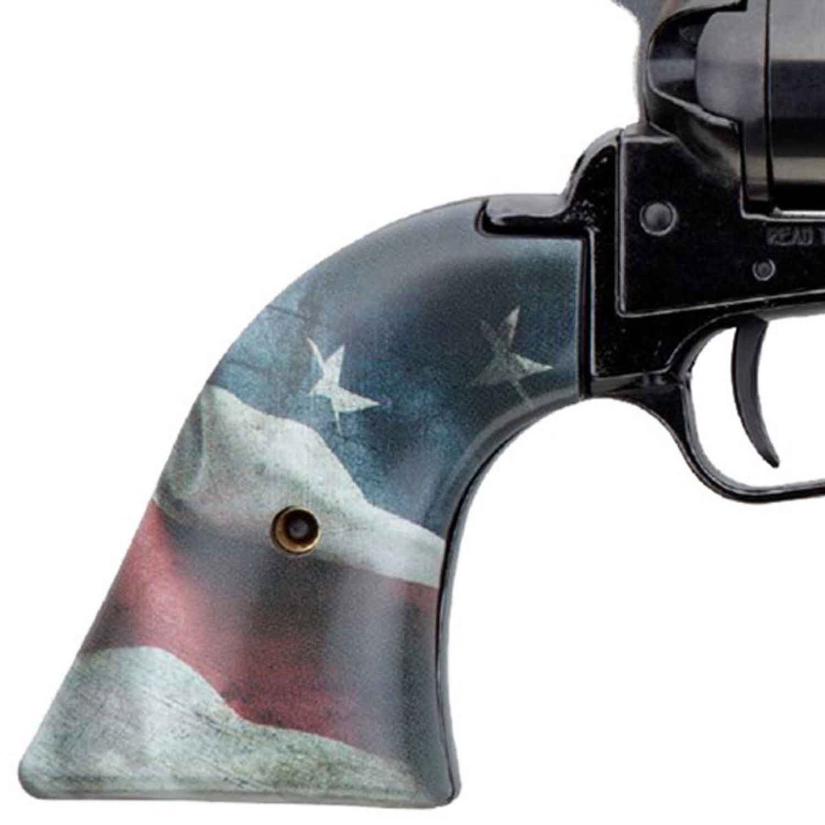 Heritage Rough Rider Small Bore US Flag 22 Long Rifle 4.75in Blued Revolver - 6 Rounds Heritage Rough Rider Small Bore US Flag 22 Long Rifle 4.75in Blued Revolver - 6 Rounds