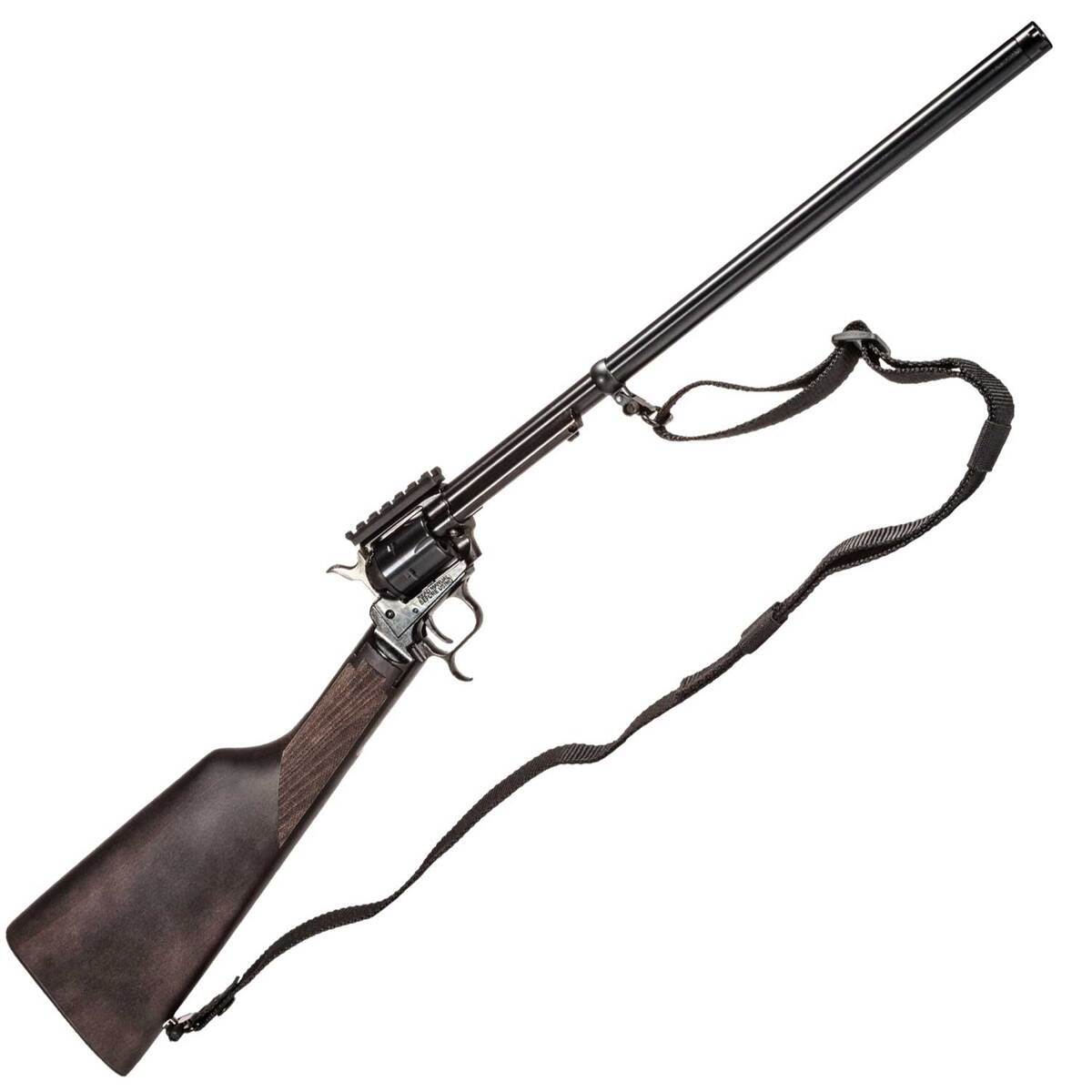 The Rough Rifle Heritage Rough Rider Tactical Rancher 22 Long Rifle Black Oxide Single ...