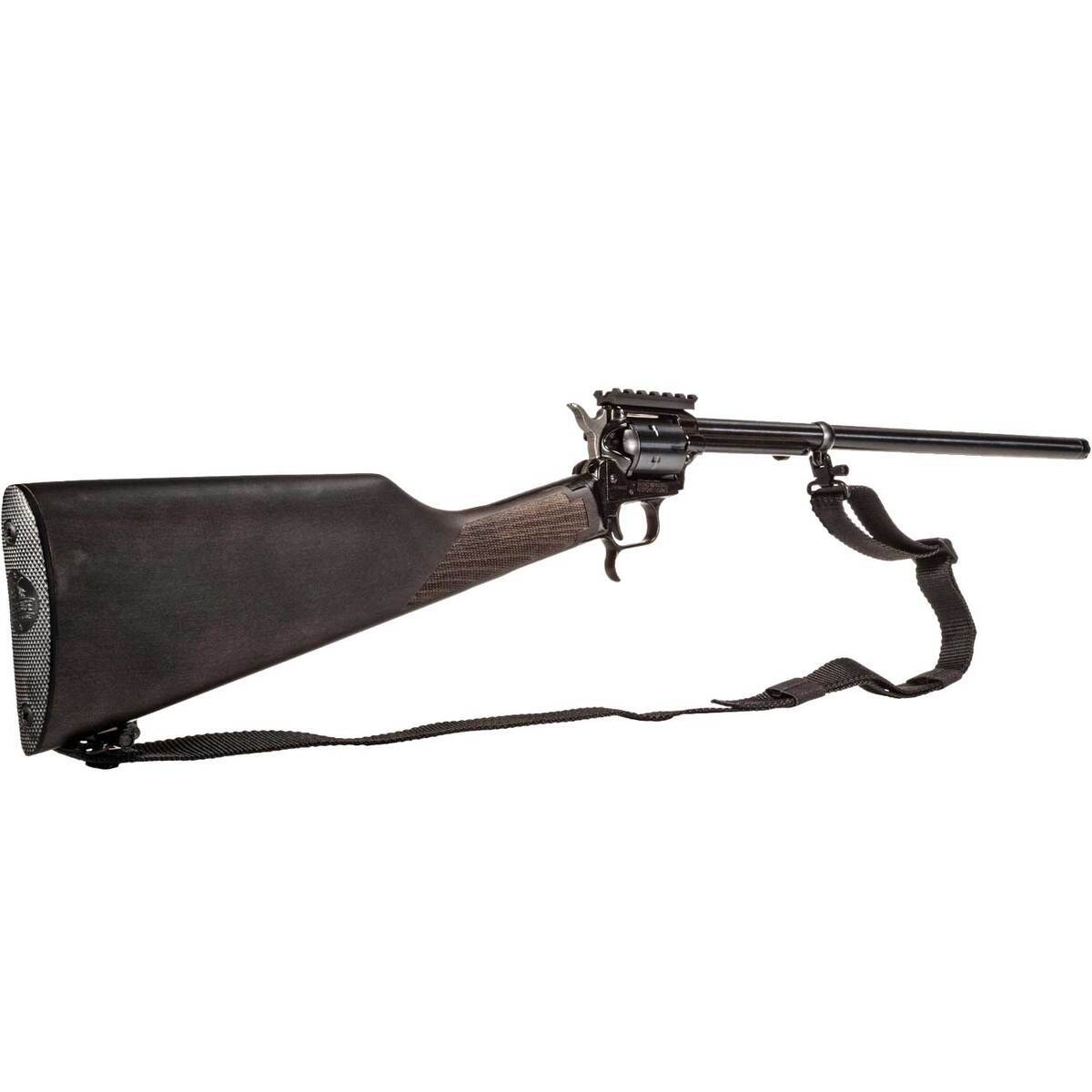 The Rough Rifle Heritage Rough Rider Tactical Rancher 22 Long Rifle Black Oxide Single ...