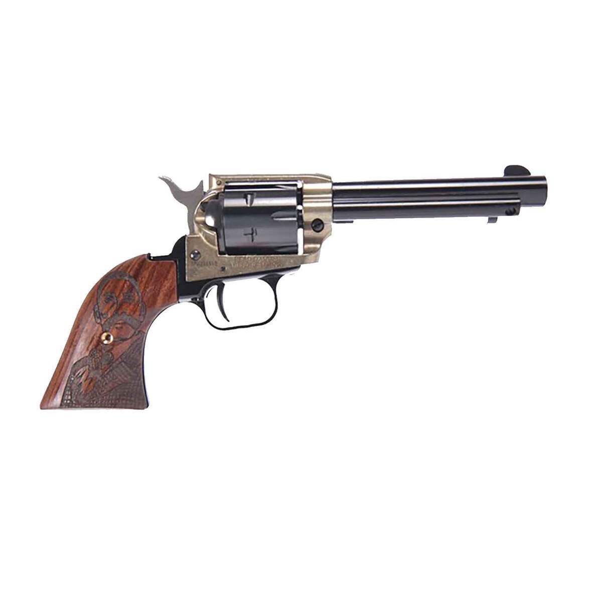 Heritage Rough Rider Western 22 Long Rifle 4.75in Blued Revolver - 6 Rounds Heritage Rough Rider Western 22 Long Rifle 4.75in Blued Revolver - 6 Rounds