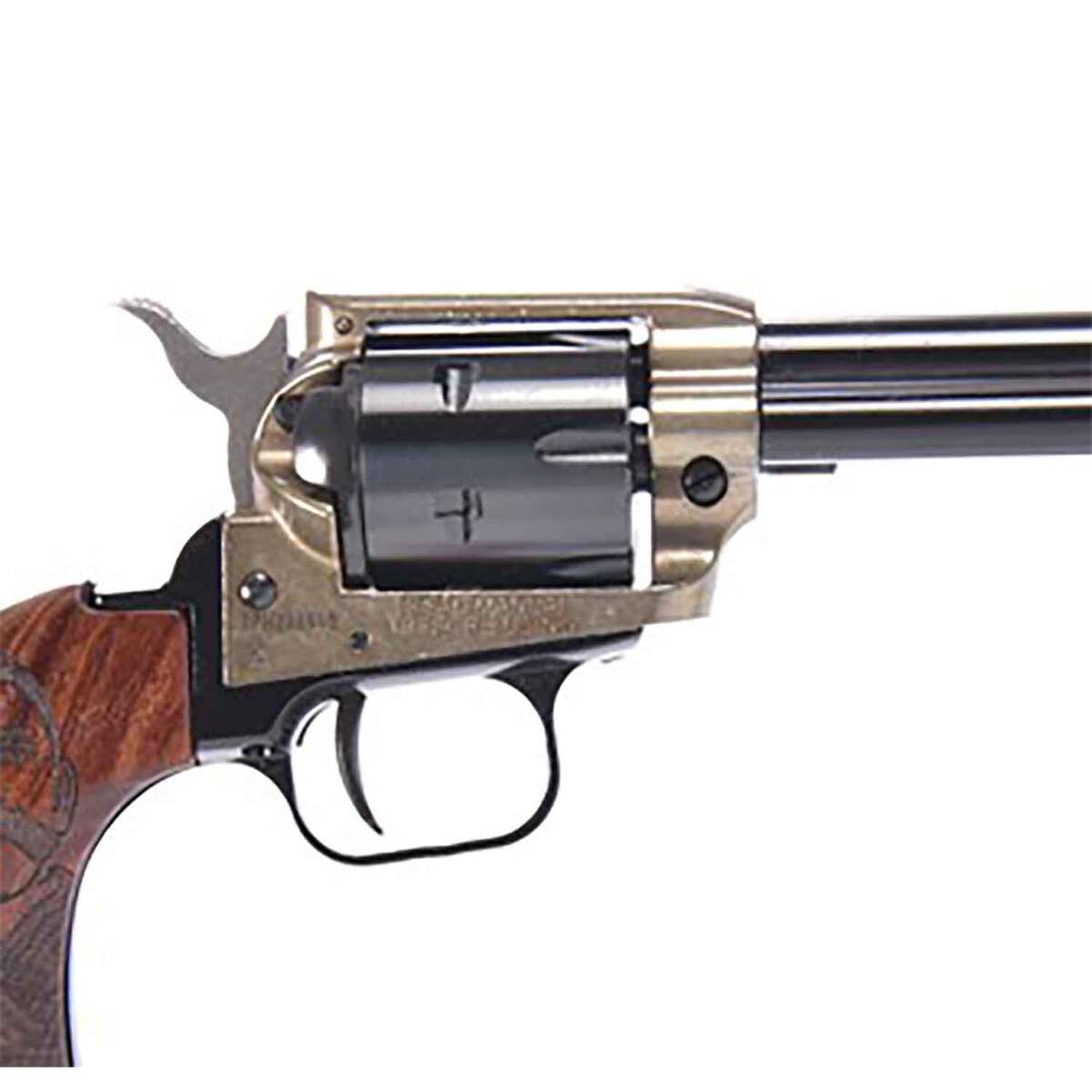 The Rough Rifle Heritage Rough Rider Western 22 Long Rifle 4.75in Blued Revolver - 6 ...