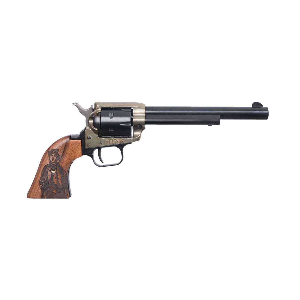 Heritage Rough Rider Western 22 Long Rifle 6.5in Blued Revolver - 6 Rounds Heritage Rough Rider Western 22 Long Rifle 6.5in Blued Revolver - 6 Rounds