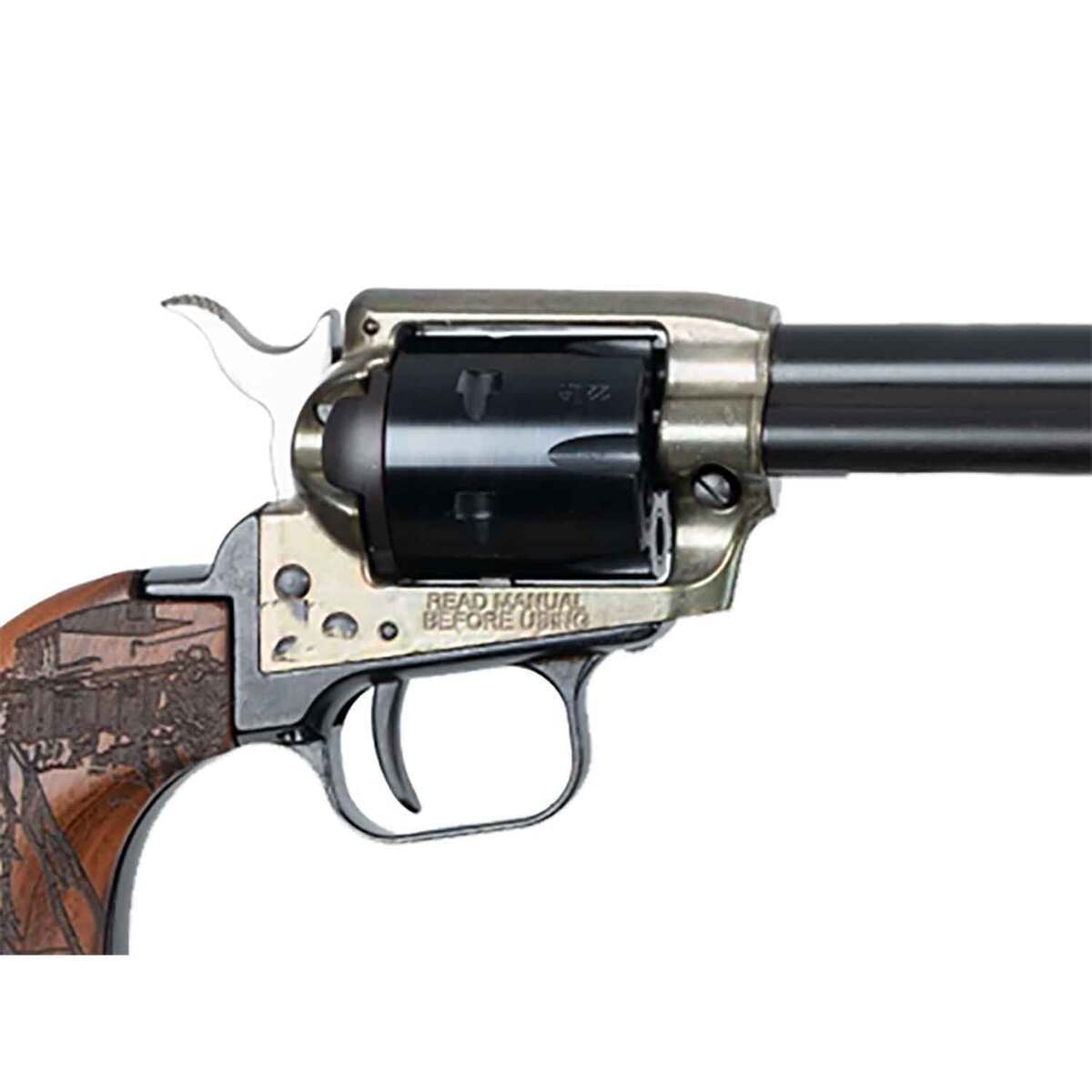 Heritage Rough Rider Wyatt Earp 22 Long Rifle 12in Blue Revolver - 6 ...