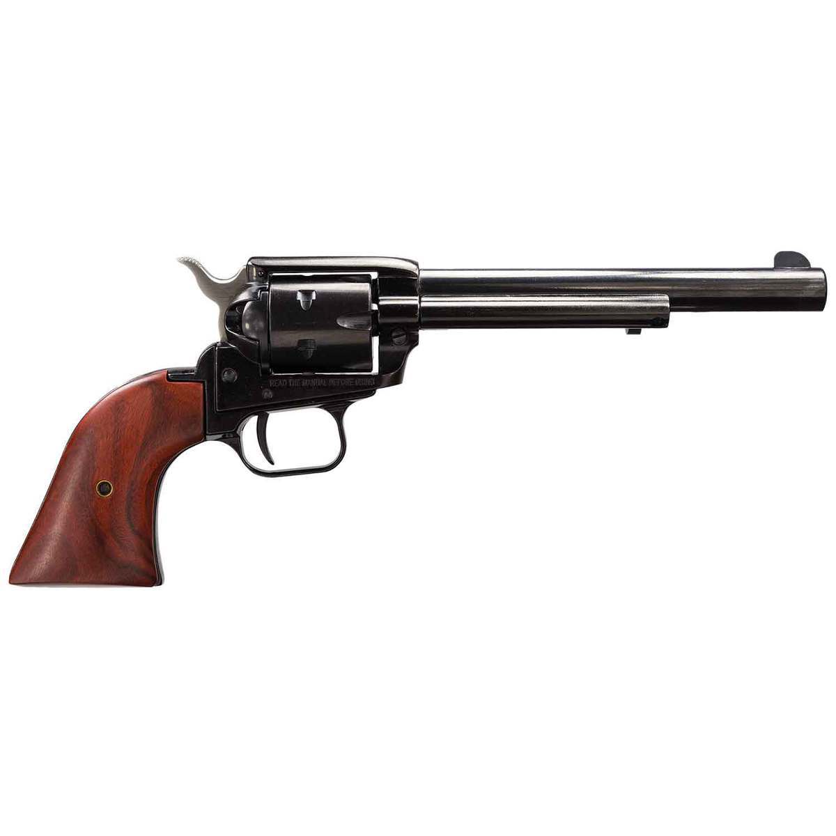 Heritage Small Bore Rough Rider Single Action w/Cocobolo Grips 22 WMR (22 Mag) 6.5in Blued Revolver - 6 Rounds Heritage Small Bore Rough Rider Single Action w/Cocobolo Grips 22 WMR (22 Mag) 6.5in Blued Revolver - 6 Rounds