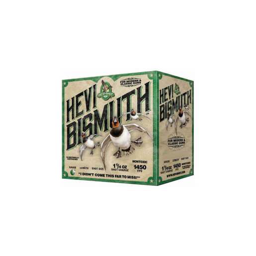 Hevi-Shot Hevi-Bismuth 12 Gauge 3-1/2in #2 1-1/2oz Waterfowl Shotshells – 25 Rounds – #2