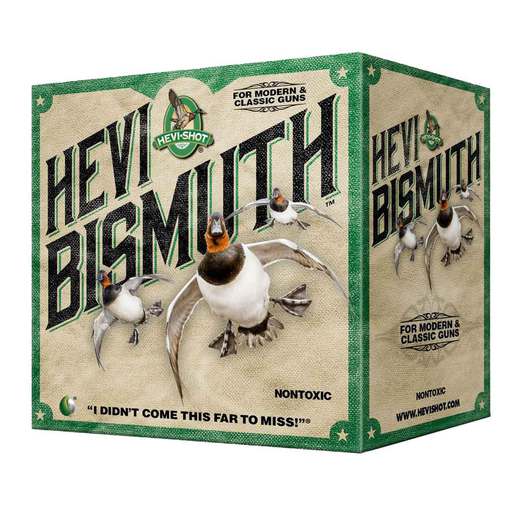 Hevi-Shot Hevi-Bismuth 20 Gauge 3in #4 1-1/8oz Waterfowl Shotshells – 25 Rounds – #4