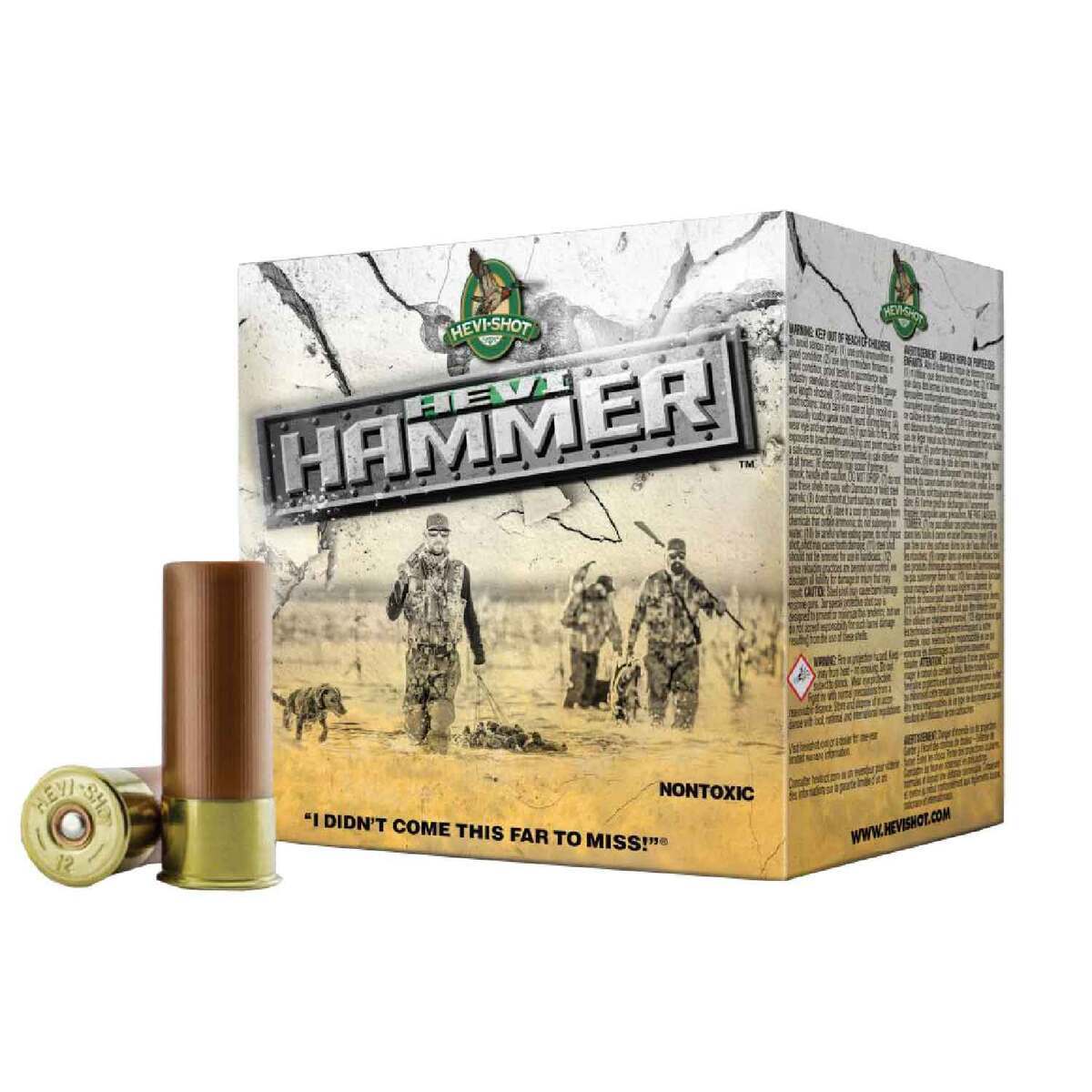 Hevi-Shot Hevi-Hammer 12 Gauge 3-1/2in #4 1-1/2oz Waterfowl Shotshells - 25 Rounds Hevi-Shot Hevi-Hammer 12 Gauge 3-1/2in #4 1-1/2oz Waterfowl Shotshells - 25 Rounds