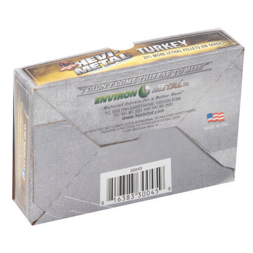 Hevi-Shot Hevi-Metal 12 Gauge 3in #4 1-1/4oz Turkey Shotshells - 5 Rounds Hevi-Shot Hevi-Metal 12 Gauge 3in #4 1-1/4oz Turkey Shotshells - 5 Rounds