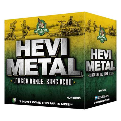 Hevi-Shot Hevi Metal Longer Range 12 Gauge 3-1/2in BB 1-1/2oz Waterfowl Shotshells Ammo - 25 Rounds Ammo - BB 25 Rounds - BB Ammo