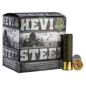 Hevi-Shot Hevi-Steel 12 Gauge 3-1/2in #2 1-3/8oz Waterfowl Shotshells - 25 Rounds Hevi-Shot Hevi-Steel 12 Gauge 3-1/2in #2 1-3/8oz Waterfowl Shotshells - 25 Rounds