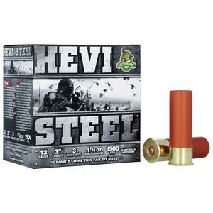 Hevi-Shot Hevi-Steel 12 Gauge 3in #3 1-1/4oz Waterfowl Shotshells - 25 Rounds