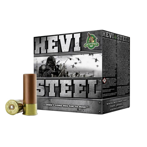 Hevi-Shot Hevi-Steel 12 Gauge 3in BBB 1-1/4oz Waterfowl Shotshells – 25 Rounds – BBB