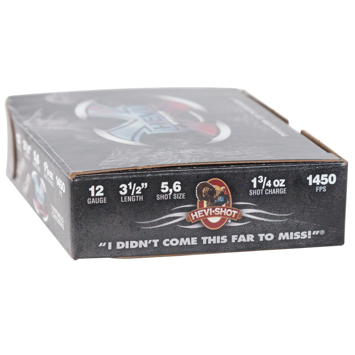 Hevi-Shot Hevi-X Strut 12 Gauge 3-1/2in #5,6 1-3/4oz Turkey Shotshells - 5 Rounds Hevi-Shot Hevi-X Strut 12 Gauge 3-1/2in #5,6 1-3/4oz Turkey Shotshells - 5 Rounds