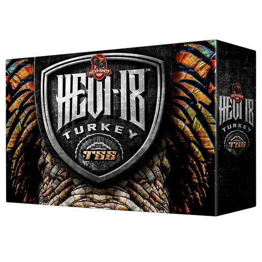 Hevi-Shot Hevi-18 TSS Turkey 12 Gauge 2-3/4in #9 1-1/4oz Shotshells – 5 Rounds – #9
