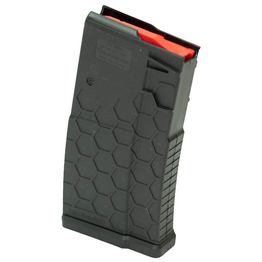 HEXMAG Carbon Fiber Black AR-10/SR-25 7.62mm NATO/308 Winchester Rifle Magazine - 20 Rounds - Black