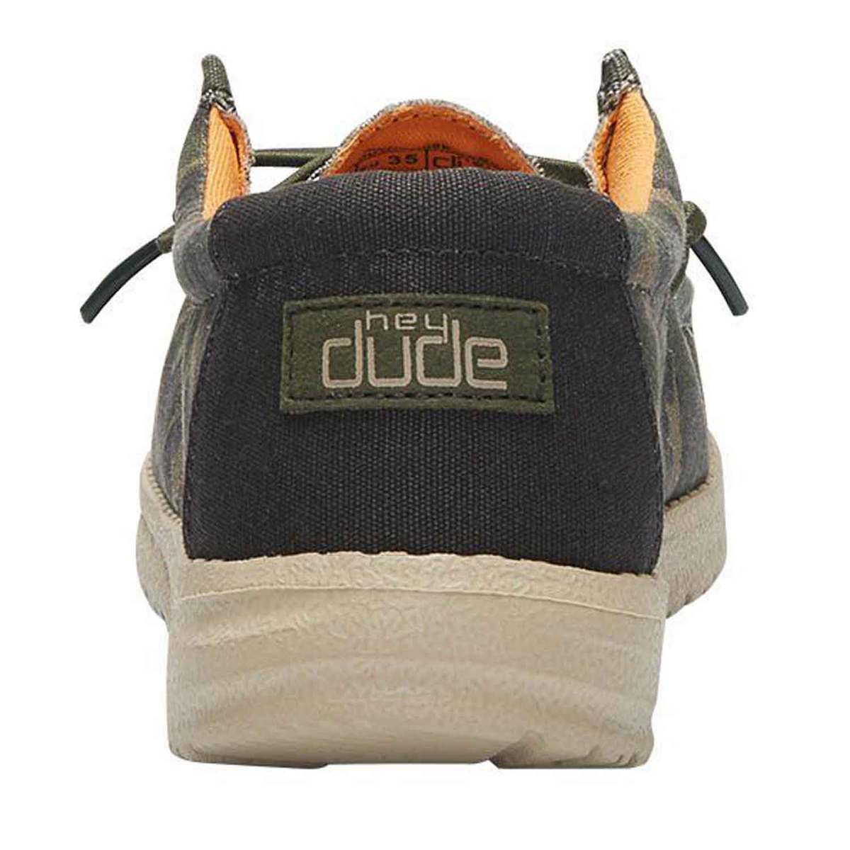 Hey Dude Boys' Wally Camo Print Casual Shoes Hey Dude Boys' Wally Camo Print Casual Shoes