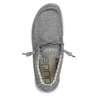 Hey Dude Men's Wally Canvas Casual Shoes - Linen Iron - Size 11 - Linen Iron 11