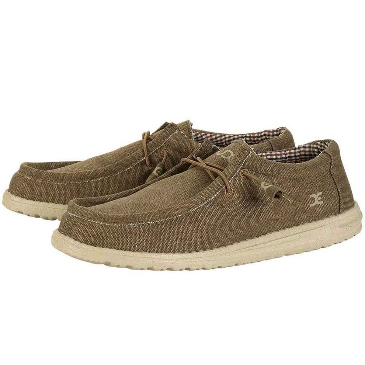 Hey Dude Men's Wally Canvas Casual Shoes Hey Dude Men's Wally Canvas Casual Shoes