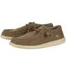 Hey Dude Men's Wally Canvas Casual Shoes - Nut - Size 11 - Nut 11