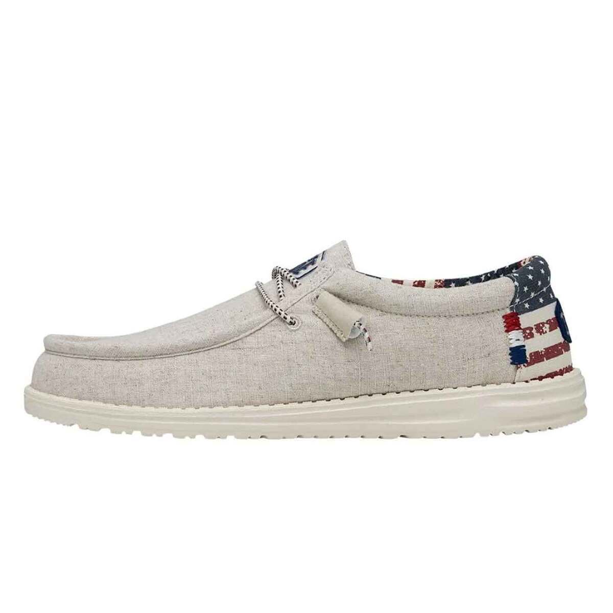 Hey Dude Men's Wally Patriotic Casual Shoes Hey Dude Men's Wally Patriotic Casual Shoes